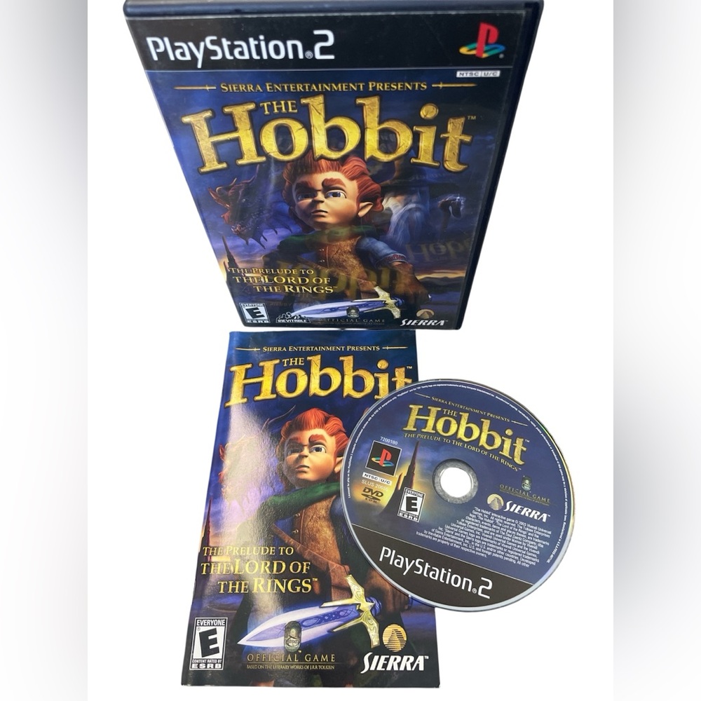 PS2 Sierra 2003 The Hobbit for PlayStation 2